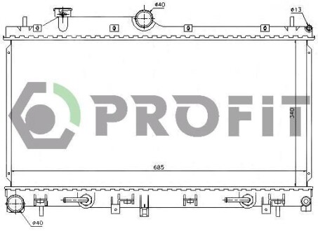 Радиатор охлаждения PROFIT PR 2910A2