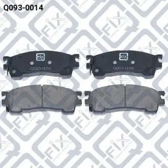 Колодки гальмівні передні дискові Q-fix Q0930014