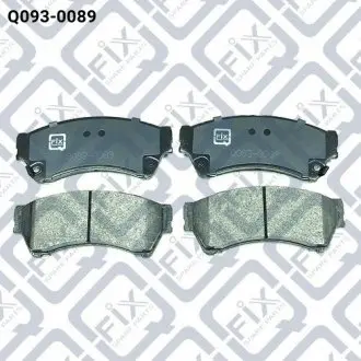 Колодки гальмівні передні дискові Q-fix Q0930089