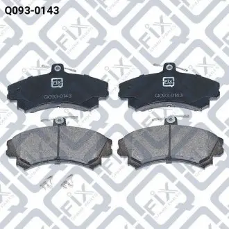 Колодки гальмівні передні дискові Q-fix Q0930143