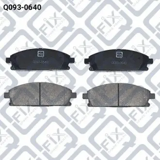 Колодки гальмівні передні дискові Q-fix Q0930640