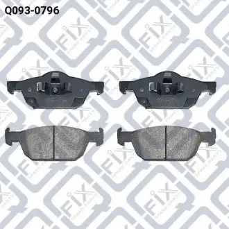Колодки гальмівні передні дискові Q-fix Q0930796