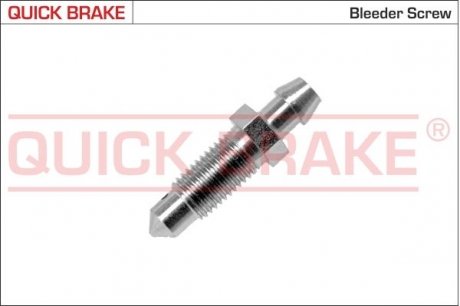 Штуцер прокачки тормозного суппорта 8,00/33,50/8х1 KIA Sorento 02-09, MAZDA CX-9 07-15 QUICK BRAKE 0090