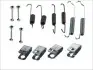 Монтажний набір гальмівної колодки (LUCAS) MAZDA 2 TOYOTA IQ 1.0-1.6D 07.07- QUICK BRAKE 1050015 (фото 1)