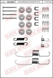 Гальмівні аксесуари QUICK BRAKE 105-0637