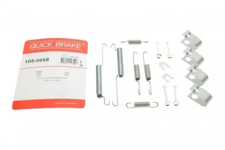 Комплект для монтажу гальмівних колодок QUICK BRAKE 105-0668