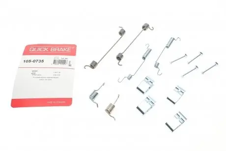 Комплект для монтажу гальмівних колодок QUICK BRAKE 105-0735