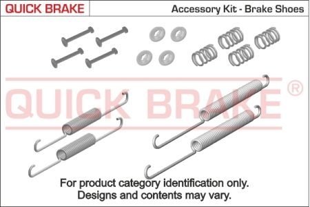 Комплект пружинок колодок ручного гальма QUICK BRAKE 105-0825