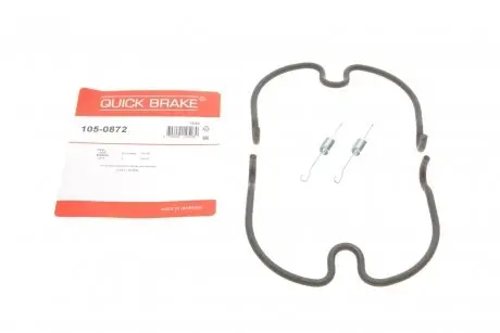 Комплект пружинок колодок ручника Opel Agila/Subaru Justy/Suzuki Ignis 00- QUICK BRAKE 105-0872