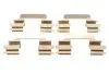 Планка суппорта (переднего) прижимная (к-кт) MB C-class (W203/S203)/Peugeot 407/Skoda Fabia 99- QUICK BRAKE 109-1230 (фото 1)
