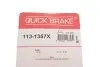 Направляющая суппорта (переднего/к-кт) Ford Transit V184 00- QUICK BRAKE 113-1357X (фото 15)