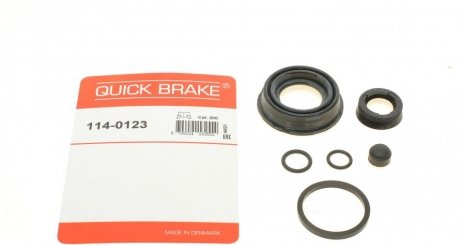 Ремкомплект суппорта (заднего) Mini Mini/Toyota Yaris 01-07 (d=34mm) QUICK BRAKE 114-0123