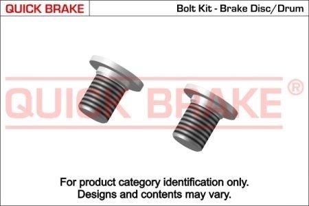 Комплект болтов тормозного диска/барабана QUICK BRAKE 11664K