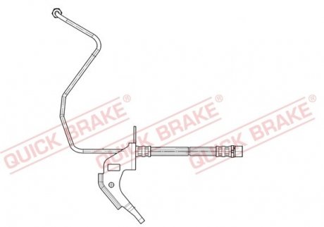 Гальмівний шланг QUICK BRAKE 35.913