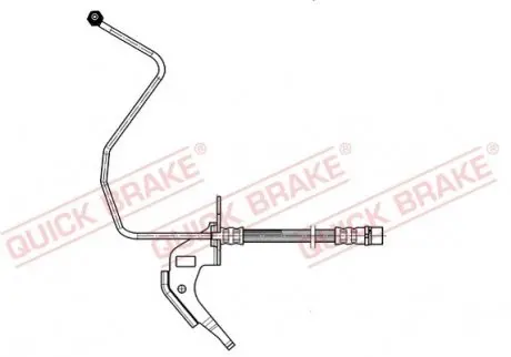 Тормозной шланг QUICK BRAKE 35.914