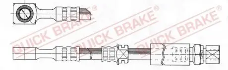 Тормозной шланг QUICK BRAKE 50.976