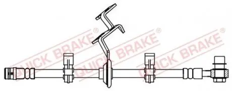 Тормозной шланг QUICK BRAKE 58.834X