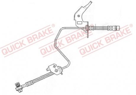 Гальмівний шланг QUICK BRAKE 59.960X