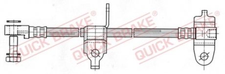 Гальмівний шланг QUICK BRAKE 59.976X