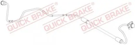 Гальмівний шланг QUICK BRAKE 96.014
