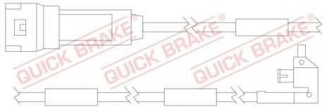 Датчик износа тормозных колодок QUICK BRAKE WS 0121 A