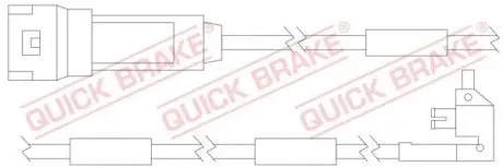 Датчик зносу гальмівних колодок QUICK BRAKE WS 0121 A