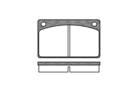 Гальмівні колодки. REMSA 0042.00