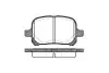 Колодка гальм. диск. TOYOTA CAMRY (08/96-11/01) передн. REMSA 0621.00 (фото 1)