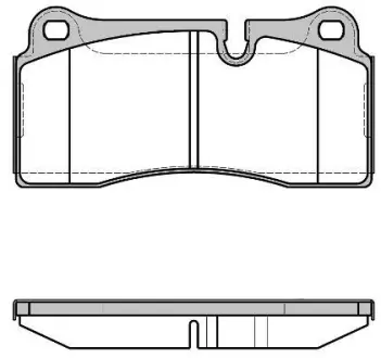 BMW Гальмівні колодки задні 3 (F30, F80) M3 14-18 REMSA 0983.40