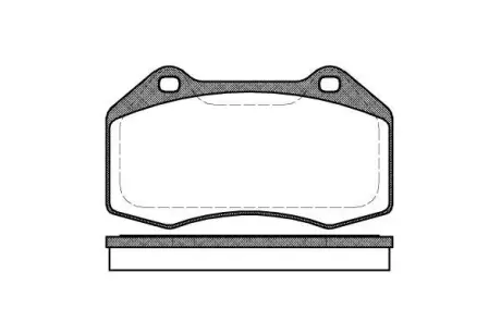 FORD гальмівні колодки передн.Focus,Transit,Tourneo 1,8 /16V 02- REMSA 1113.00