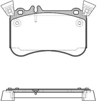 DB Гальм. колодки передн. A-CLASS (W176) A 45 AMG 4-matic (176.052) 13-18 REMSA 1465.10
