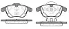 Колодка тормозов. диск. FORD GALAXY 06-, MONDEO IV 07-, S-MAX 06-; VOLVO S60 10 – передн. (выр-во REMSA 1482.00 (фото 1)