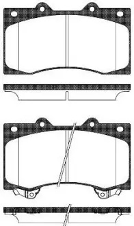 Колодки тормозные. REMSA 1506.02