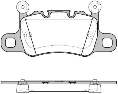 LAND ROVER Гальмівні колодки задні DISCOVERY IV (L319) 3.0 4x4 13-18, PORSCHE 911 (991) 3.8 Turbo 13-20 REMSA 1598.10