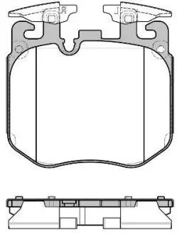 BMW Колодки гальмівні передні 3 G21/81,5 G30,6,7 G11,8,X3 G01,x4 G02,X5 G05,X6 G06 REMSA 1690.00