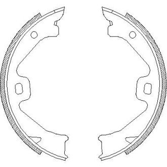 ROVER Колодки гальмівні барабанні задні 75 2.0 CDTi 03-05 REMSA 4704.00