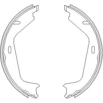 Колодки гальмівні барабанні REMSA 4726.00