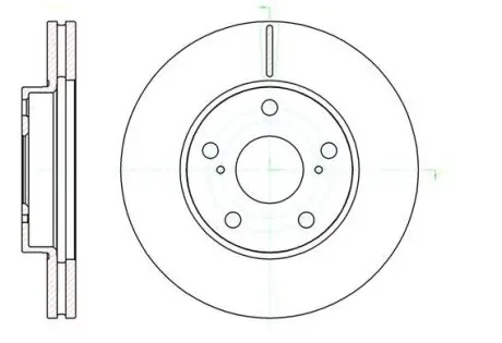 Диск тормозной REMSA 61043.10