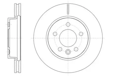 Диск гальм. передн. VW Amarok 10- REMSA 61418.10