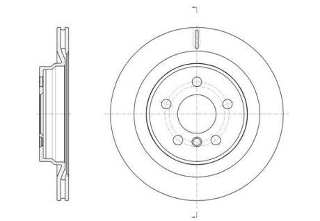 BMW Диск гальмівний задній 1/F40, X1/F48 REMSA 61632.10