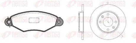 CITROEN К-кт гальм. колодки + диски XSARA (N1) 1.9 D 98-05 REMSA 8643.00