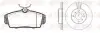 REMSA NISSAN К-кт гальмівні колодки + диски перед. Almera 1,5-2,2 00-01, Primera 2,0 96-99 8704.01