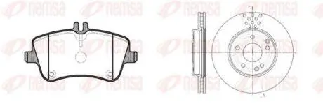 DB К-кт гальм. колодки + диски C-CLASS (W203) C 180 (203.035) 00-02 REMSA 8768.00