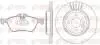 REMSA BMW К-кт гальм. колодки + диски передн.MINI Cooper,One 01- 8864.00