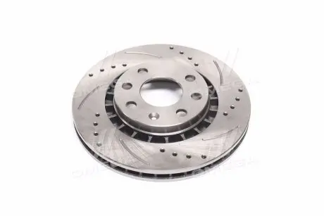 Диск тормозной DAEWOO LANOS передний SPORT с перфорацией (R14) RIDER RD.96179110
