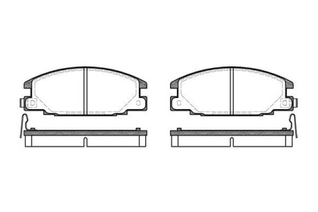 Гальмівні колодки дискові ROADHOUSE 2238.04