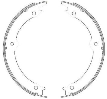 Гальмівні колодки барабанні ROADHOUSE 4620.00