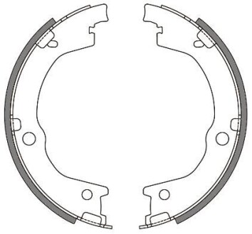 Гальмівні колодки барабанні ROADHOUSE 4644.00