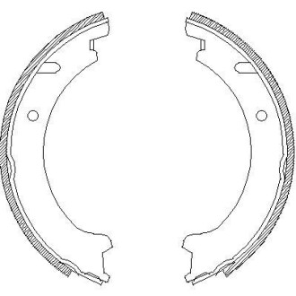 Гальмівні колодки барабанні ROADHOUSE 4721.00