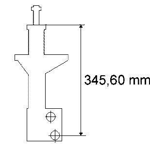 Амортизатор передній Passat B3/B4 88-97 (газ) SACHS 170160